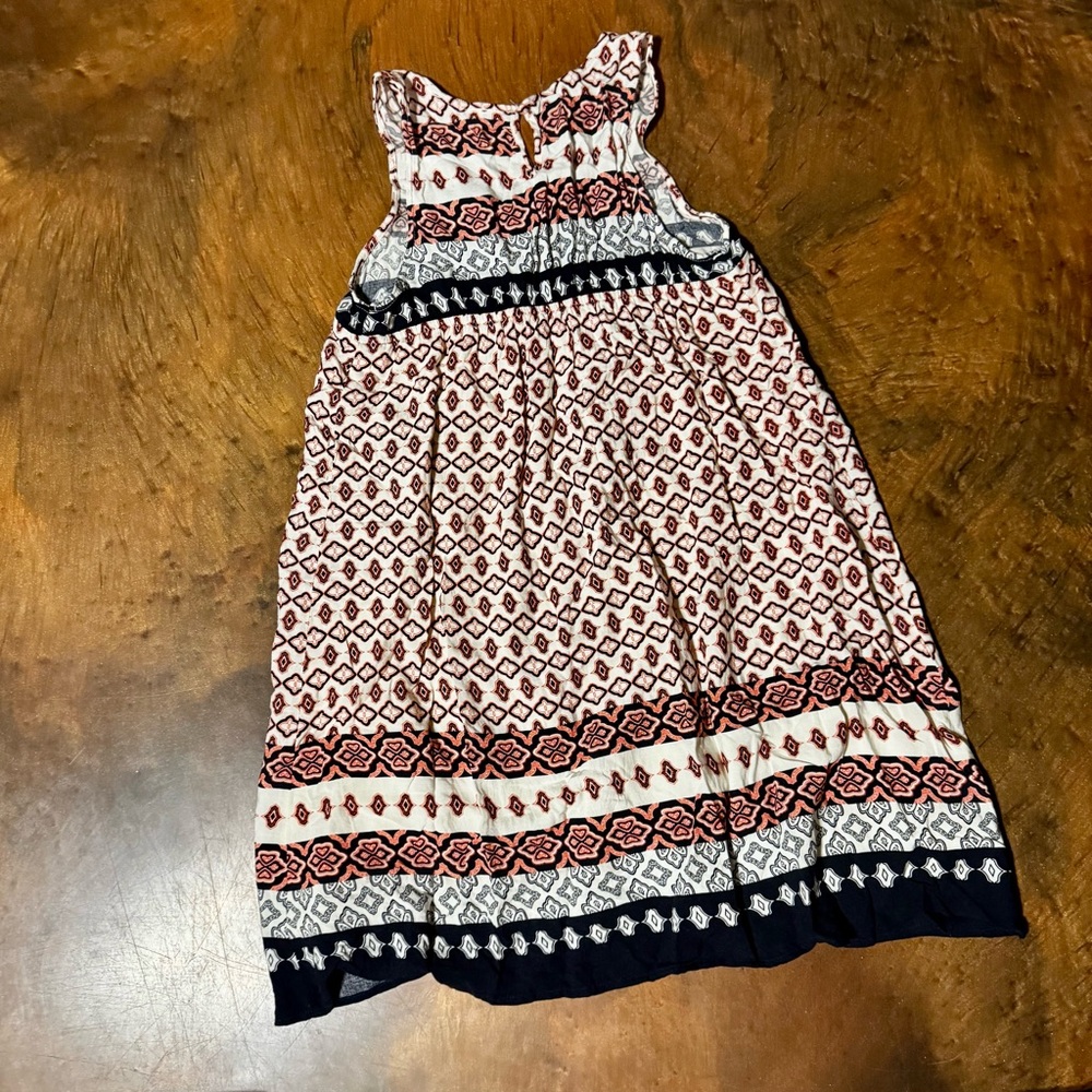 Blu Pepper Red and Black‎ Patterned Dress